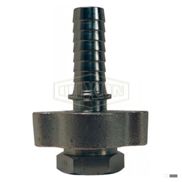Boss Ground Joint Washer Seal Coupling, 1/2 x 3/4 in Nominal, Hose Shank x FNPT End Style, Iron/Ste